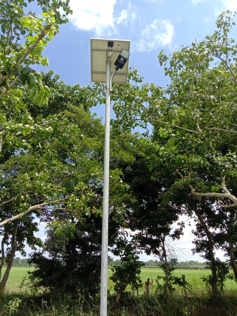 Solar Street Light Installation